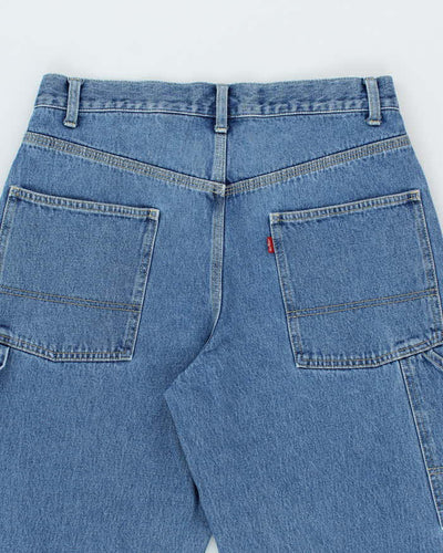 Vintage 2000's Levi's Wide Leg Medium Wash Carpenter Jeans - W30 L31
