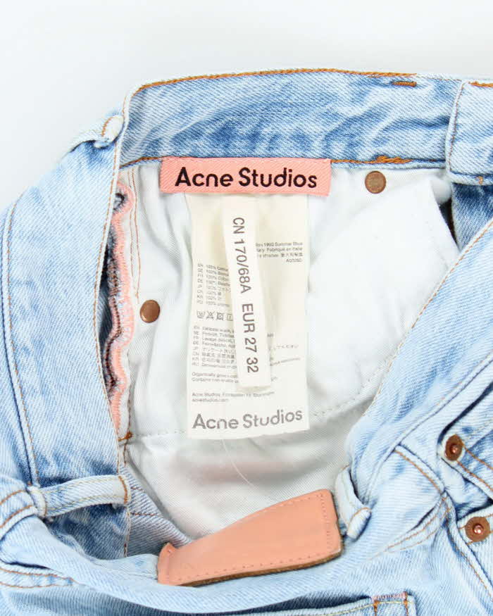 Vintage 2000's ACNE Studios Light Wash Baggy Jeans - W24 L27