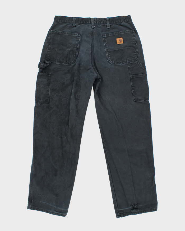 Carhartt Washed Black Men's Jeans - M