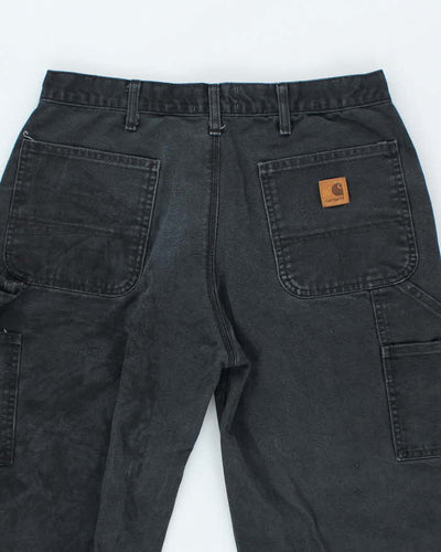 Carhartt Washed Black Men's Jeans - M