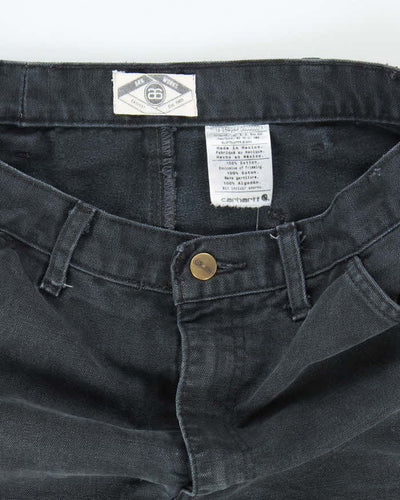 Carhartt Washed Black Men's Jeans - M