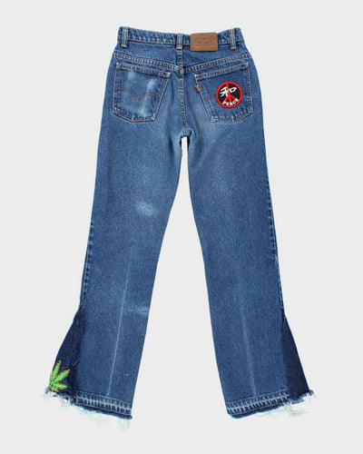 Vintage 80's Levi's 617 Orange Tab Flared Jeans - W24 L29