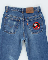 Vintage 80's Levi's 617 Orange Tab Flared Jeans - W24 L29