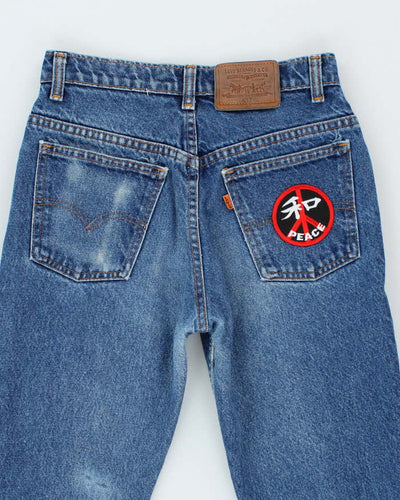 Vintage 80's Levi's 617 Orange Tab Flared Jeans - W24 L29