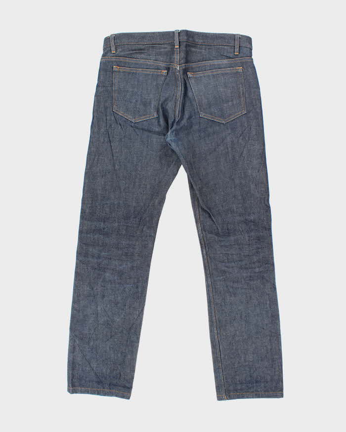 Vintage A.P.C Raw Dark Wash Selvidge Denim Jeans - W34 L31