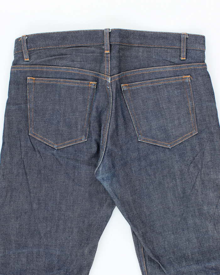 Vintage A.P.C Raw Dark Wash Selvidge Denim Jeans - W34 L31