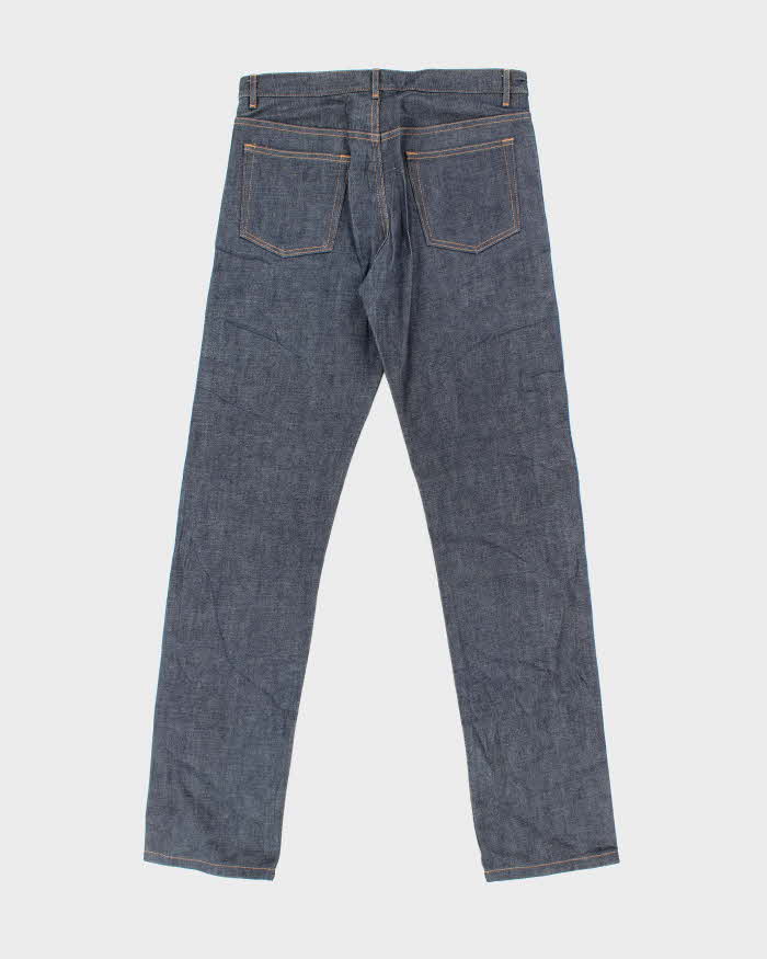 Vintage A.P.C Raw Dark Wash Selvidge Denim Jeans - W32 L35
