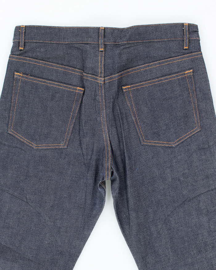 Vintage A.P.C Raw Dark Wash Selvidge Denim Jeans - W32 L35