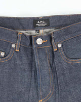 Vintage A.P.C Raw Dark Wash Selvidge Denim Jeans - W32 L35