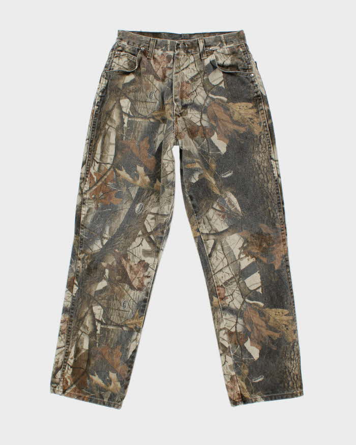 Vintage Y2K Real Gear Real Tree Camouflage Denim Jeans - W26 L27