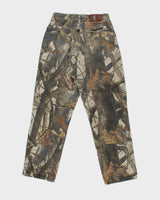 Vintage Y2K Real Gear Real Tree Camouflage Denim Jeans - W26 L27