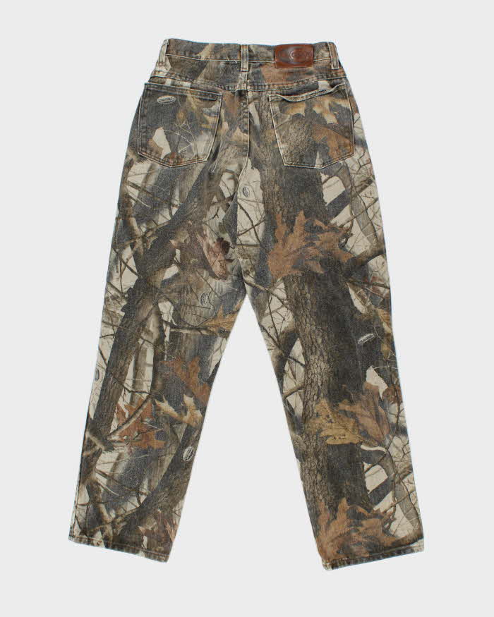Vintage Y2K Real Gear Real Tree Camouflage Denim Jeans - W26 L27