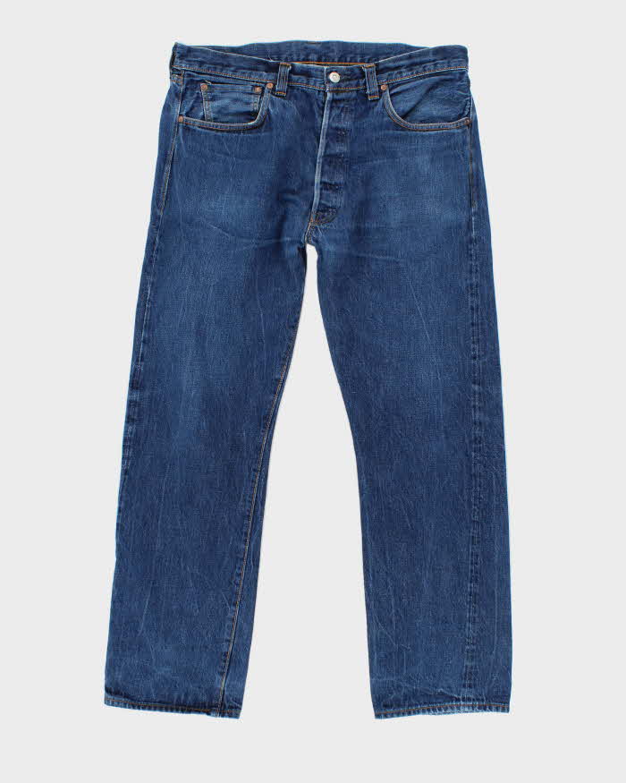 Vintage 2000's Levi's 501xx Big E Repro Dark Wash Denim Jeans - W34 L29