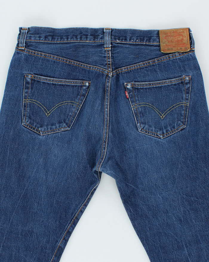 Vintage 2000's Levi's 501xx Big E Repro Dark Wash Denim Jeans - W34 L29