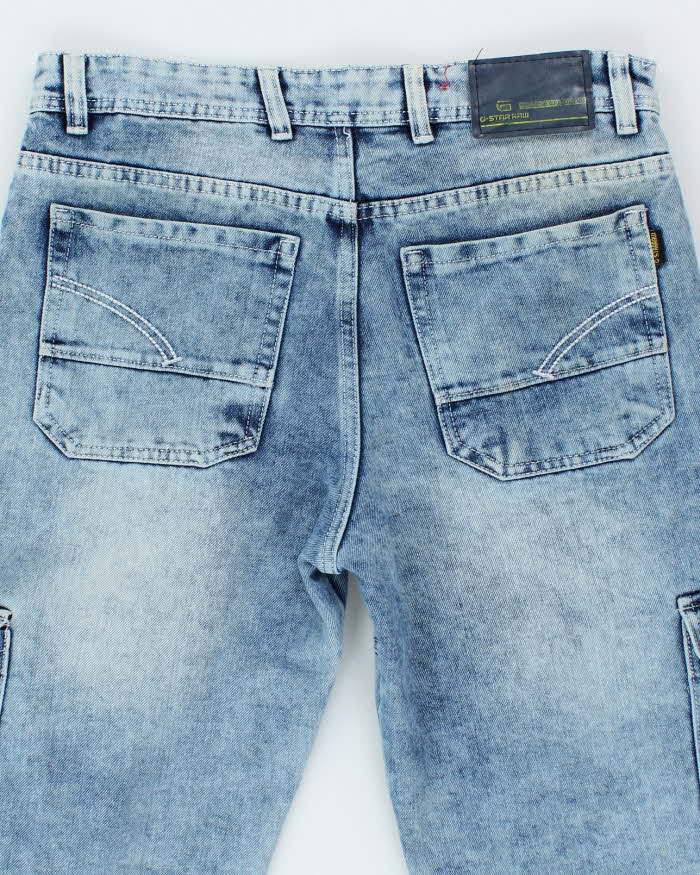 Vintage Y2K G-Star Raw Light Wash Cargo Jeans - W32 L28