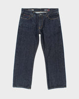 Vintage 2000's DH3 Heavyweight Dark Wash Selvedge Relaxed Fit Jeans - W36 L28