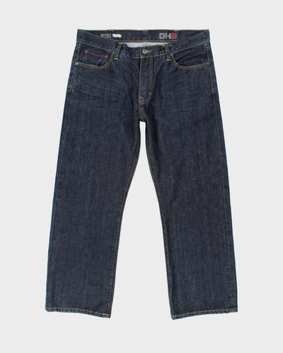 Vintage 2000's DH3 Heavyweight Dark Wash Selvedge Relaxed Fit Jeans - W36 L28