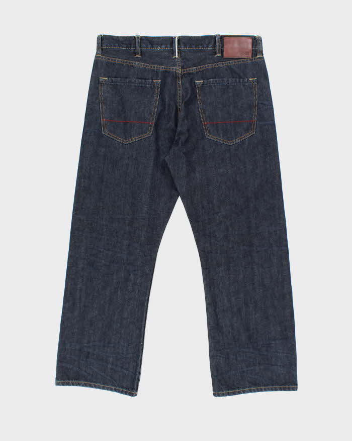 Vintage 2000's DH3 Heavyweight Dark Wash Selvedge Relaxed Fit Jeans - W36 L28