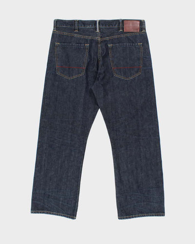Vintage 2000's DH3 Heavyweight Dark Wash Selvedge Relaxed Fit Jeans - W36 L28