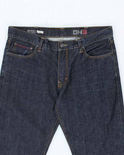 Vintage 2000's DH3 Heavyweight Dark Wash Selvedge Relaxed Fit Jeans - W36 L28