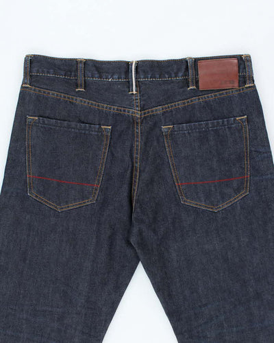 Vintage 2000's DH3 Heavyweight Dark Wash Selvedge Relaxed Fit Jeans - W36 L28