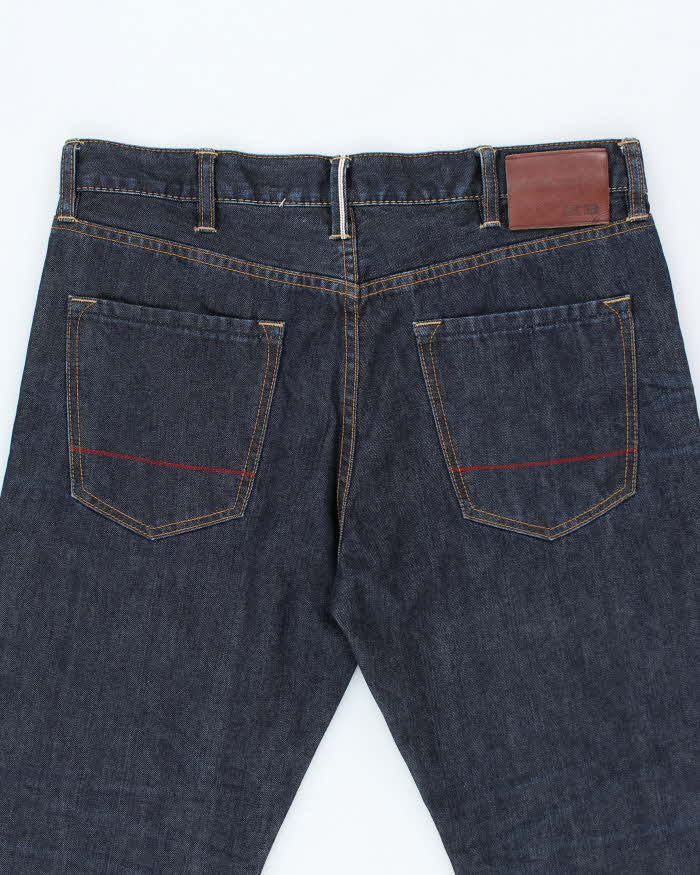 Vintage 2000's DH3 Heavyweight Dark Wash Selvedge Relaxed Fit Jeans - W36 L28