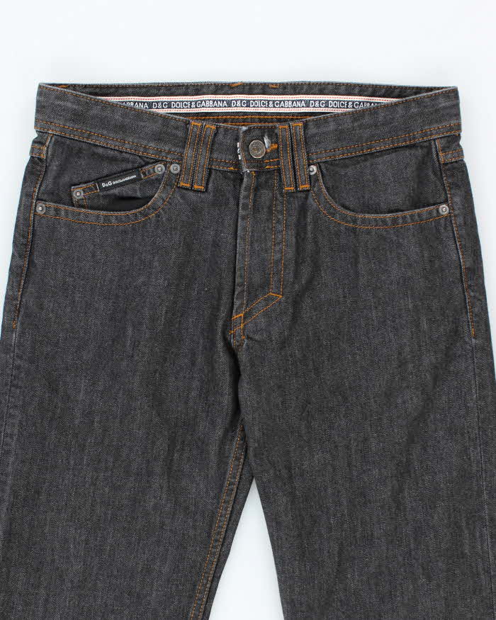 Vintage Y2K Dolce &amp; Gabbana Magic Straight Leg Dark Wash Jeans - W30 L32