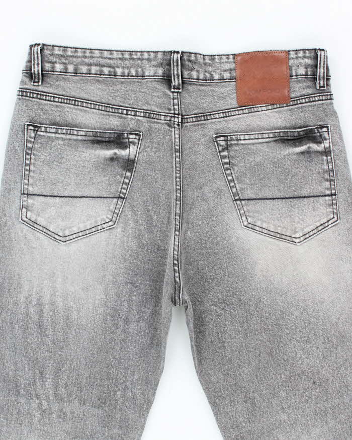 Vintage Tom Ford Grey Light Wash Relaxed Fit Jeans - W36 L26