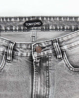 Vintage Tom Ford Grey Light Wash Relaxed Fit Jeans - W36 L26