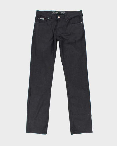 Vintage 2000's Armani Collezioni Dark Wash Slim Lightweight Jeans - W34 L34