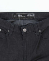 Vintage 2000's Armani Collezioni Dark Wash Slim Lightweight Jeans - W34 L34