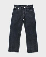 Vintage Y2K Dolce &amp; Gabbana Dark Wash Relaxed Fit Embossed Jeans - W32 L30