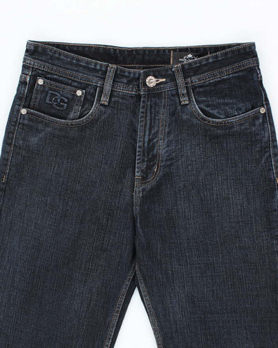 Vintage Y2K Dolce & Gabbana Dark Wash Relaxed Fit Embossed Jeans - W32 L30