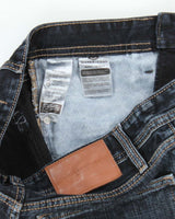 Vintage Y2K Dolce &amp; Gabbana Dark Wash Relaxed Fit Embossed Jeans - W32 L30
