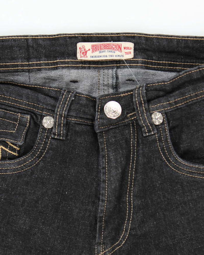 Vintage Y2K True Religion Relaxed Fit Dark Wash Jeans - W34 L29