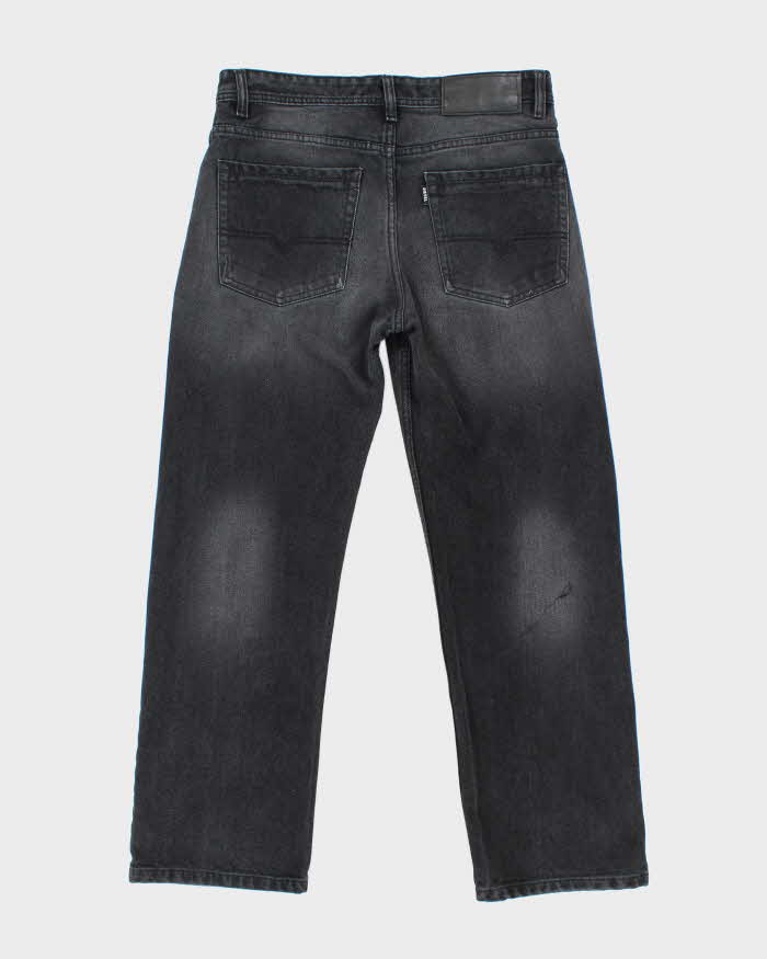 Vintage Y2K Diesel Black Wash Relaxed Fit Jeans - W32 L28