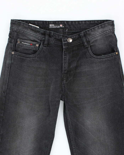 Vintage Y2K Diesel Black Wash Relaxed Fit Jeans - W32 L28