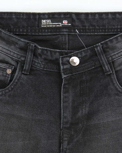 Vintage Y2K Diesel Black Wash Relaxed Fit Jeans - W32 L28