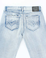 Vintage Y2K Ecko Untld Light Wash Embossed Relaxed Fit Jeans - W32 L28