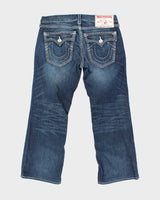 Vintage Y2K True Religion Dark Wash Relaxed Fit Jeans - W36 L29