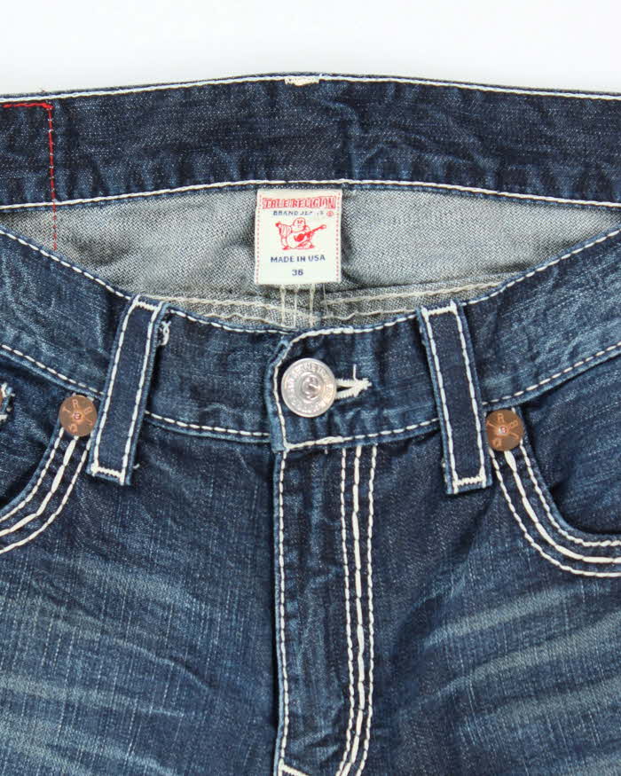 Vintage Y2K True Religion Dark Wash Relaxed Fit Jeans - W36 L29