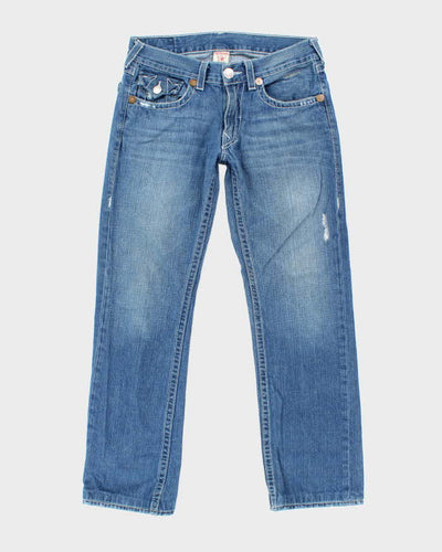 Vintage 2000's True Religion Straight Fit Medium Wash Jeans - W32 L30
