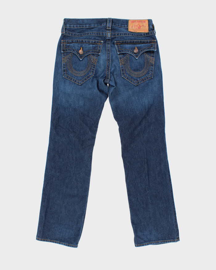 Vintage 2000's True Religion Straight Fit Dark Wash Jeans - W32 L32