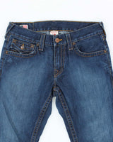Vintage 2000's True Religion Straight Fit Dark Wash Jeans - W32 L32