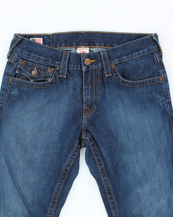 Vintage 2000's True Religion Straight Fit Dark Wash Jeans - W32 L32
