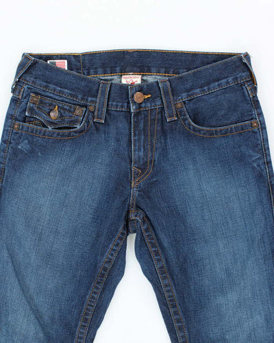 Vintage 2000's True Religion Straight Fit Dark Wash Jeans - W32 L32