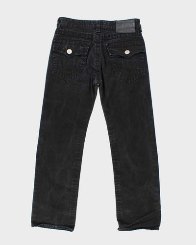 Vintage 2000's True Religion Black Relaxed Fit Jeans - W32 L29