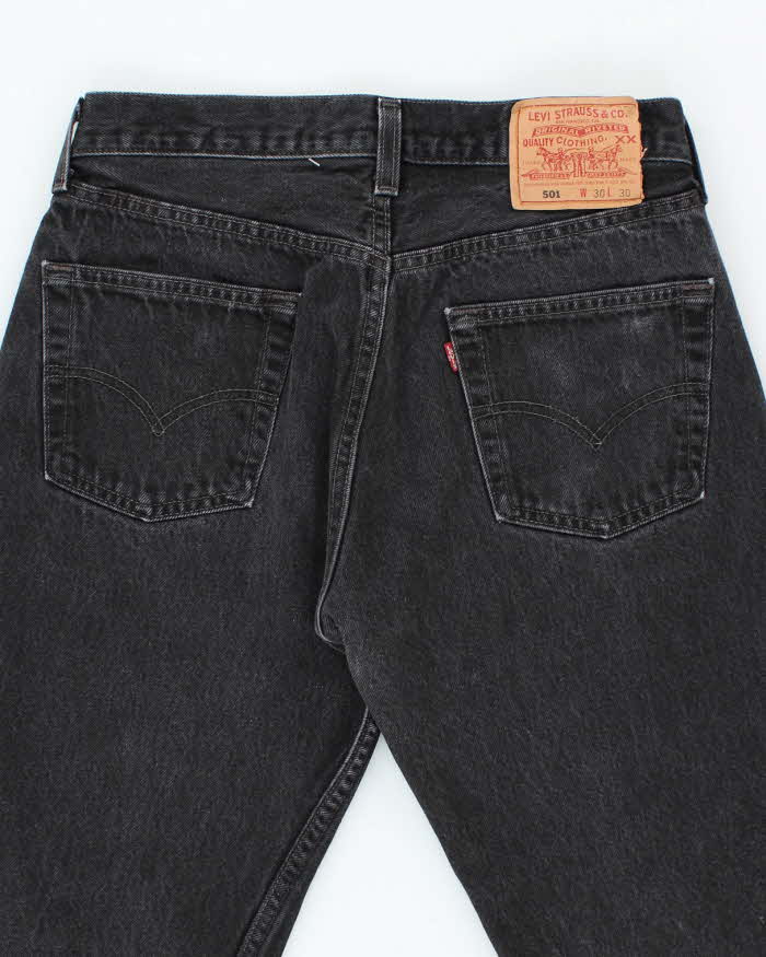 Vintage 2000's Levi's 501 Grey Stone Wash Denim Jeans - W28 L29