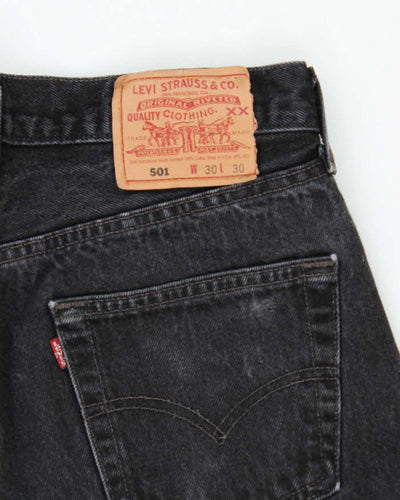 Vintage 2000's Levi's 501 Grey Stone Wash Denim Jeans - W28 L29