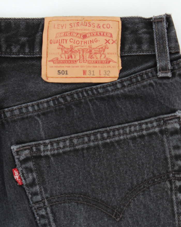 Vintage 2000's Levi's Dark Grey Wash Denim Jeans - W28 L29
